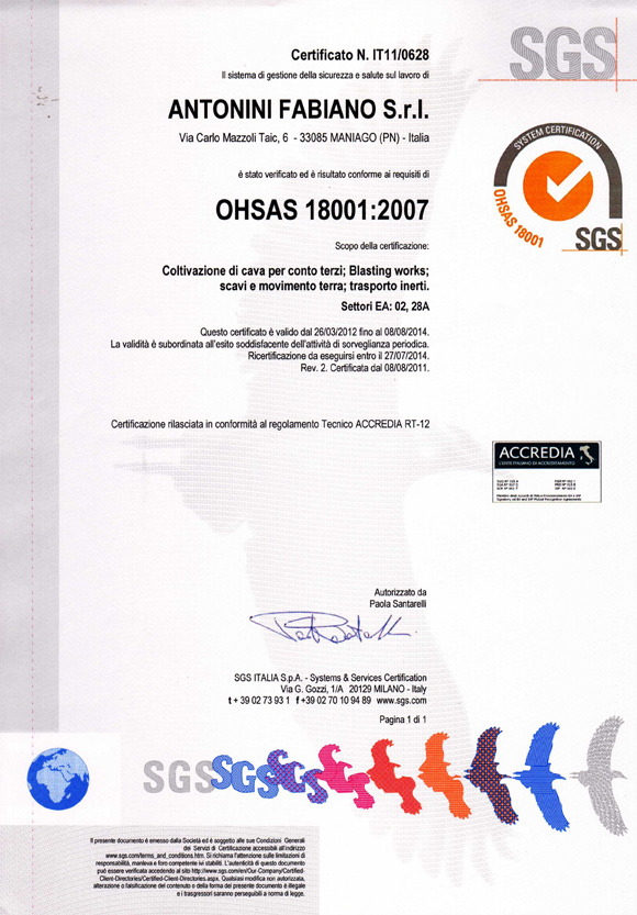 ISO 18001:2007